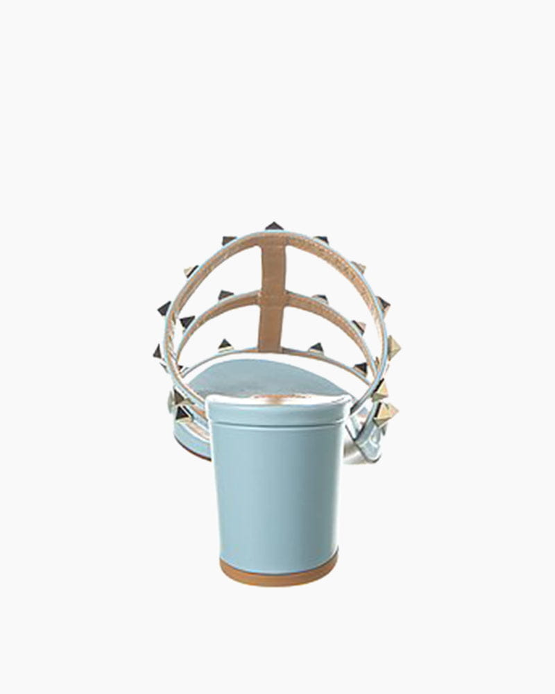 Women's Acquamarina Caged Block-Heel Sandals - Image 4