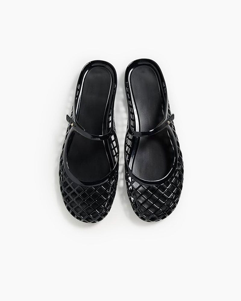 Shadow Night Lattice Anti-Slip Openwork Sandals - Image 3