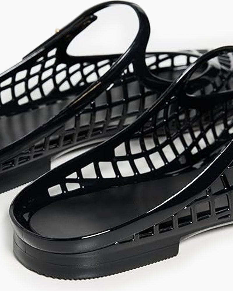 Shadow Night Lattice Anti-Slip Openwork Sandals - Image 2