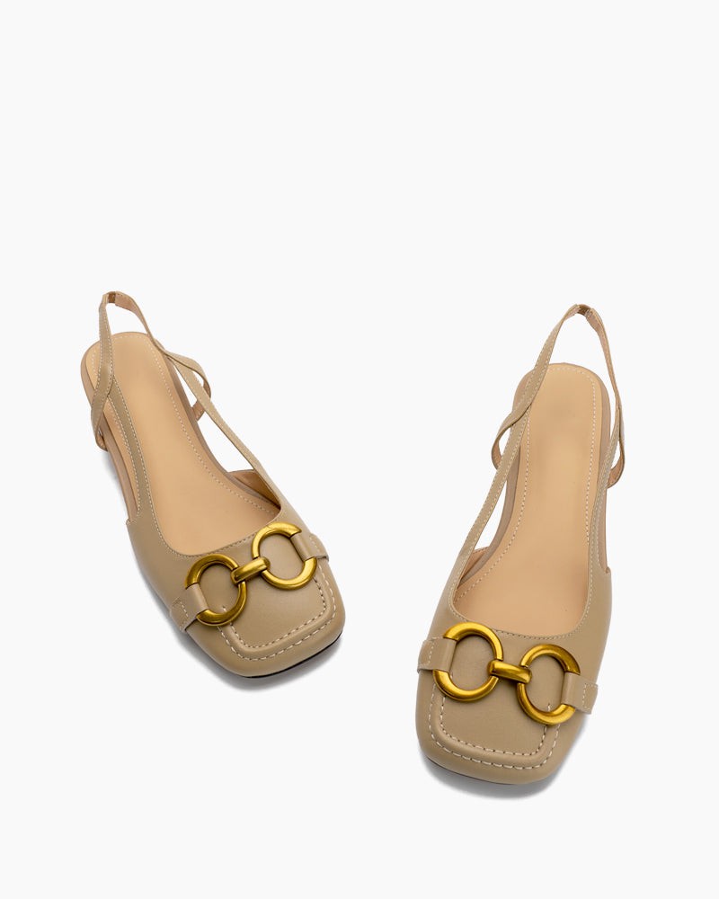 Slingback Block Heel Party Dress Sandals - Image 13