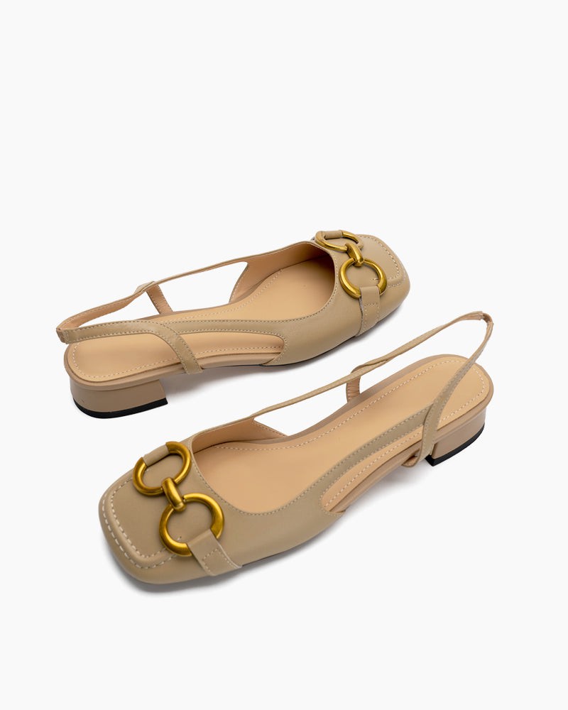 Slingback Block Heel Party Dress Sandals - Image 12