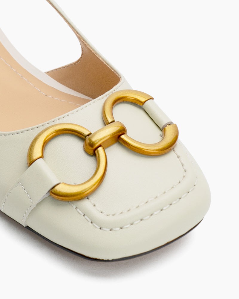 Slingback Block Heel Party Dress Sandals - Image 2