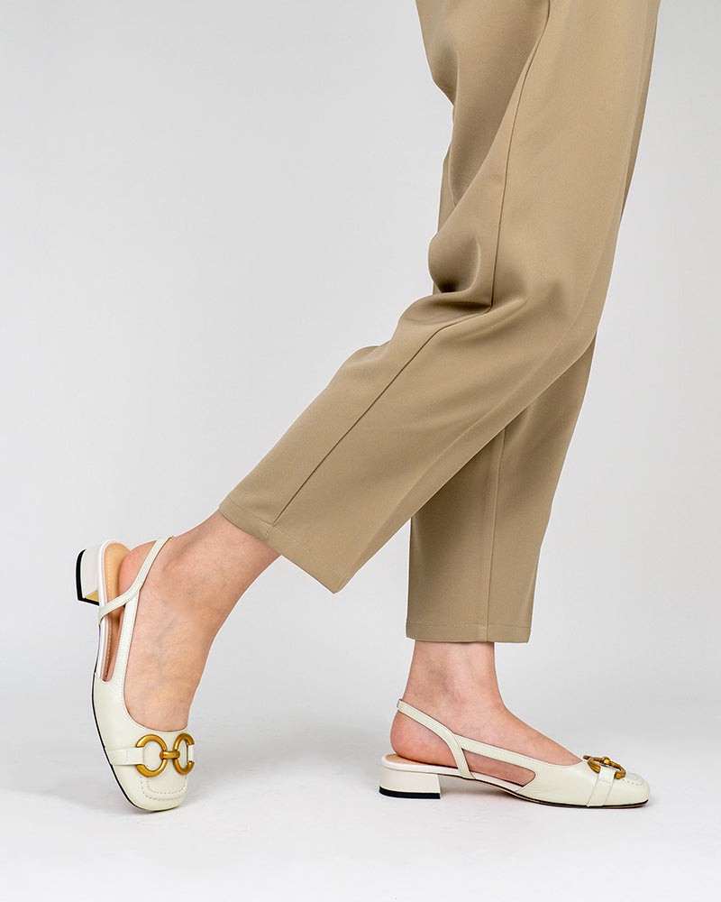 Slingback Block Heel Party Dress Sandals - Image 8