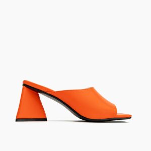 Minimalist Solid Color Chunky Heel Sandals