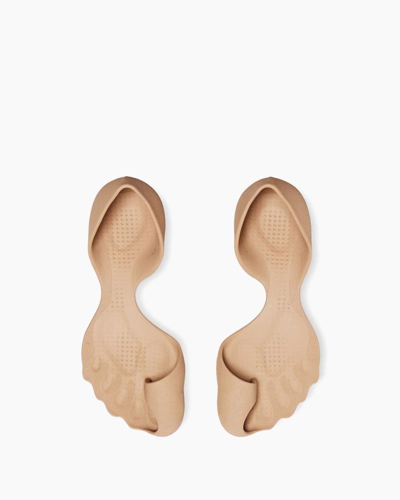 Peep Toe Flat Zero Sandals - Image 2