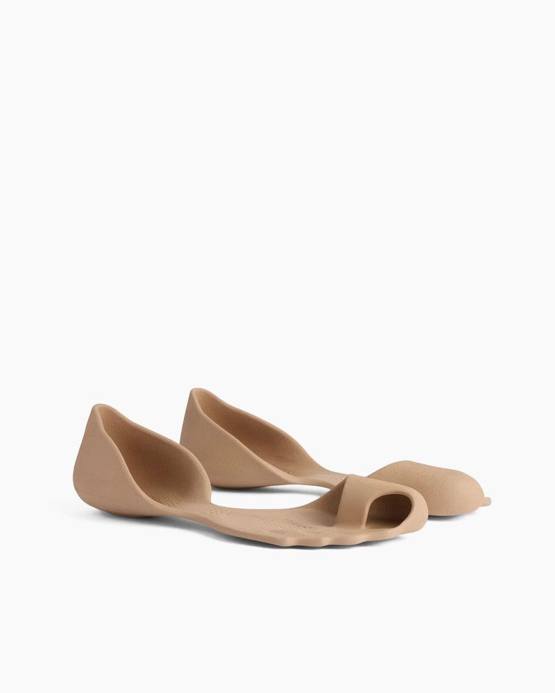 Peep Toe Flat Zero Sandals - Image 3